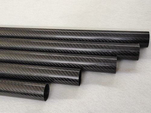 3K Carbon Fiber Tube (Hollow) 40mm(OD) *38mm(ID) * 1000mm(L)